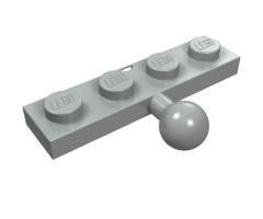 Plate, Modified 1 x 4 with Tow Ball