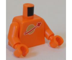 Torso Space Classic Moon Logo High on Torso Pattern, Inside with Ribs (second reissue) / Orange Arms / Orange Hands
