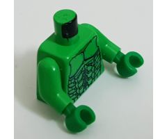 Torso Spider-Man Green Goblin Pattern / Bright Green Arms / Green Hands