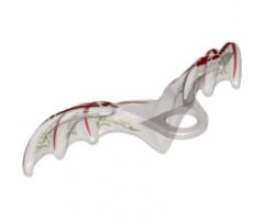 Minifigure, Body Wear Wings Gargoyle with Red Bones and Lime Pattern