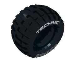 Tire & Tread Technic Power Puller with 'TECHNIC POWER' White Pattern