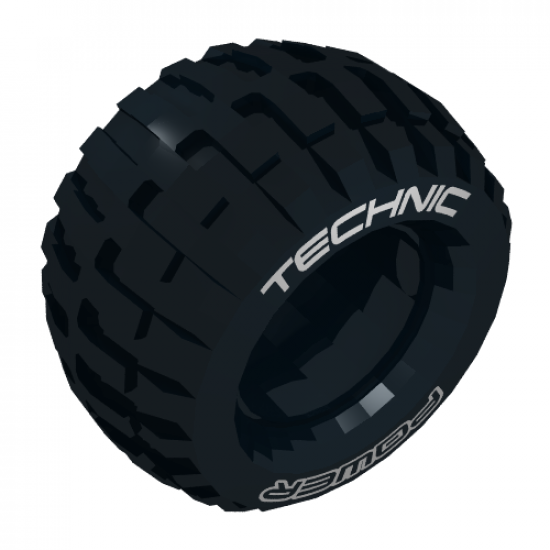 Tire & Tread Technic Power Puller with 'TECHNIC POWER' White Pattern