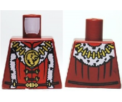 Torso Castle Kingdoms Lion Head Medallion and Fur Trim Pattern