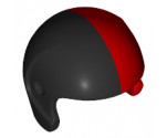 Minifigure, Headgear Helmet Sports with Black Right Side Pattern