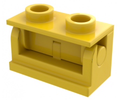 Hinge Brick 1 x 2 Base with Same Color Hinge Brick 1 x 2 Top Plate (3937 / 3938)