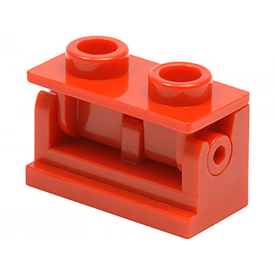 Hinge Brick 1 x 2 Base with Same Color Hinge Brick 1 x 2 Top Plate (3937 / 3938)
