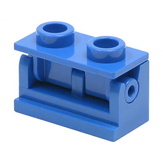Hinge Brick 1 x 2 Base with Same Color Hinge Brick 1 x 2 Top Plate (3937 / 3938)