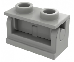 Hinge Brick 1 x 2 Base with Same Color Hinge Brick 1 x 2 Top Plate (3937 / 3938)