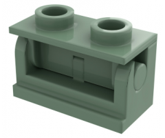 Hinge Brick 1 x 2 Base with Same Color Hinge Brick 1 x 2 Top Plate (3937 / 3938)