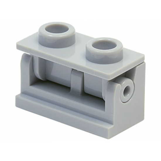 Hinge Brick 1 x 2 Base with Same Color Hinge Brick 1 x 2 Top Plate (3937 / 3938)