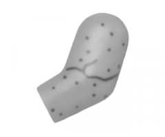 Arm, Left with Speckled Stone Pattern
