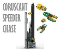 Micro Coruscant Speeder Chase