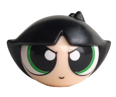 Minifigure, Head, Modified Buttercup Pattern
