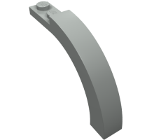Arch 1 x 6 x 3 1/3 Curved Top