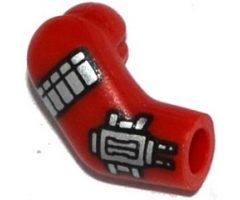 Arm, Right with Silver Armor and Wrist Gun Pattern