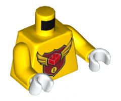 Torso MBA Level 2 Logo Pattern / Yellow Arms / White Hands