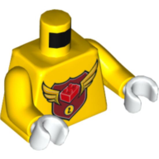 Torso MBA Level 2 Logo Pattern / Yellow Arms / White Hands