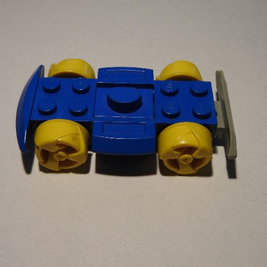 Vehicle, Base 4 x 6 Racer Base with Yellow Wheels