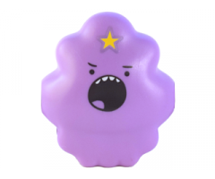 Body Adventure Time Lumpy Space Princess with Yellow Star and Round Open Mouth Pattern