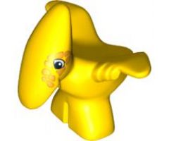 Duplo, Animal Dinosaur Pteranodon Baby with Orange Spots around Eyes Pattern