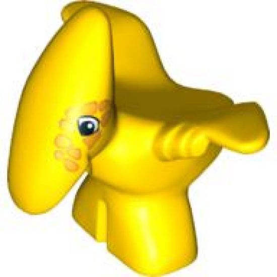 Duplo, Animal Dinosaur Pteranodon Baby with Orange Spots around Eyes Pattern