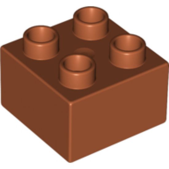 Duplo, Brick 2 x 2 with Stone Wall Pattern
