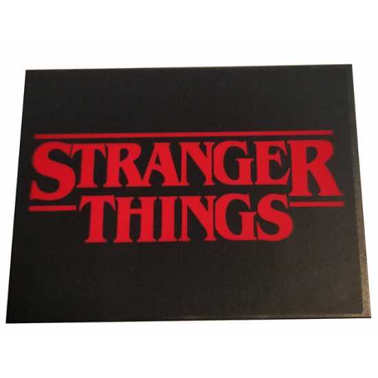 Slope 10 6 x 8 with Red 'STRANGER THINGS' on Black Background Pattern (Sticker) - Set 75810