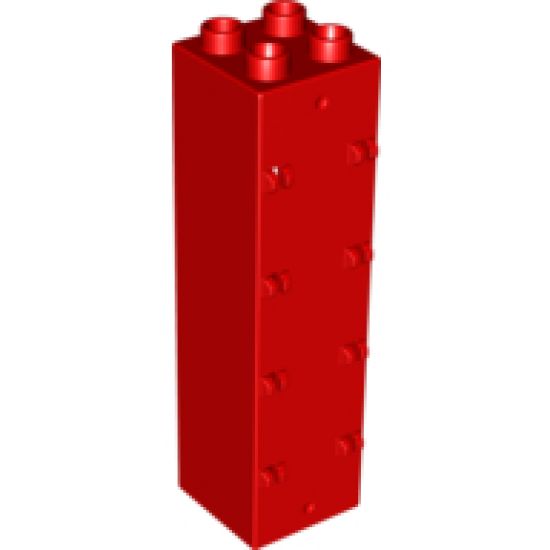 Duplo, Building Wall 2 x 2 x 6 with Drawer Slots and 8 Hinges