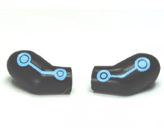 Arm, (Matching Left and Right) Pair with Batman Electro Pattern