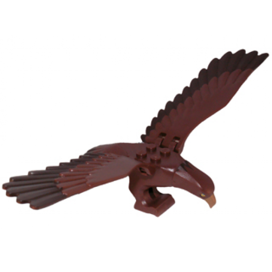 Animal, Air Eagle, Moveable Wings, Dark Brown Head and Tail Feathers (Gwaihir)