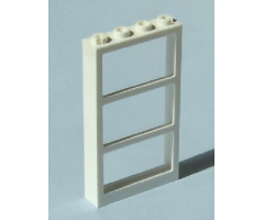 Window 1 x 4 x 6 Frame with 3 Panes with Trans-Clear Glass (57894 / 57895)