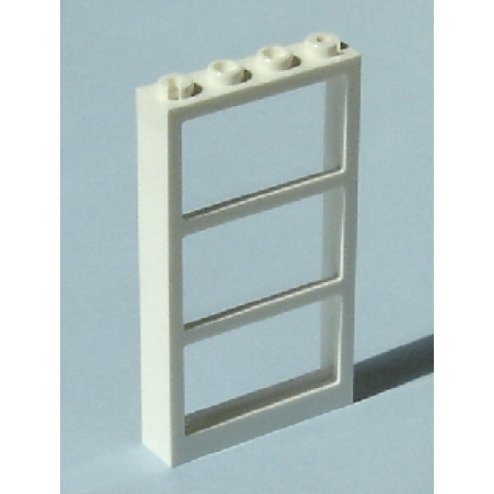 Window 1 x 4 x 6 Frame with 3 Panes with Trans-Clear Glass (57894 / 57895)