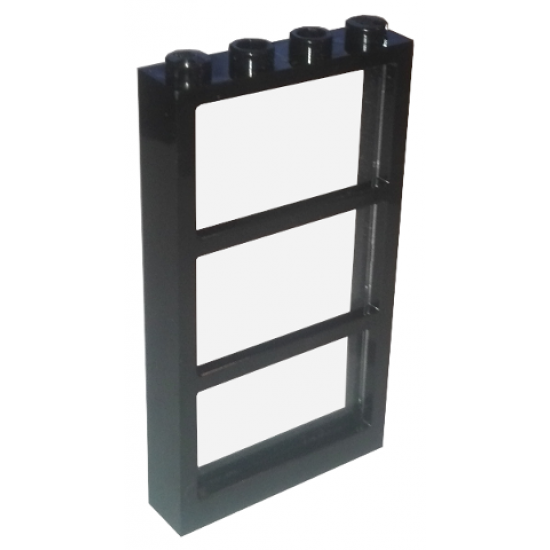 Window 1 x 4 x 6 Frame with 3 Panes with Trans-Clear Glass (57894 / 57895)