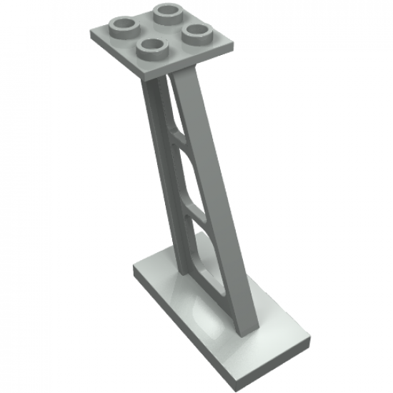 Support 2 x 4 x 5 Stanchion Inclined, 5mm Wide Posts
