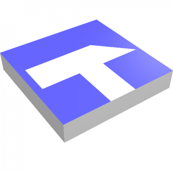 Tile 2 x 2 with Tool Sledgehammer Pattern