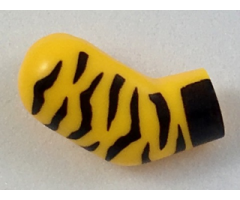 Arm, Right with Tiger Stripes and Black Cuff Pattern