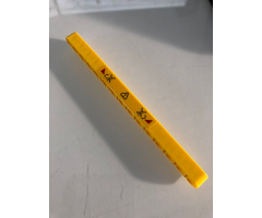 Technic, Liftarm 1 x 15 Thick with Danger Extending Arms and Sign Pattern (Sticker) - Set 42097