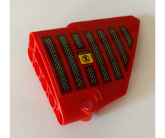 Technic, Panel Fairing #14 Large Short Smooth, Side B with No Step Sign and Grille Pattern (Sticker) - Set 42082