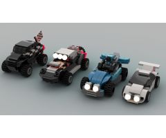 Car pack #6: Offroad racers (microscale)