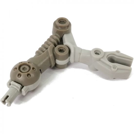 Galidor Limb Arm Nepol/Jens with Light Gray Mechanical Grabber, with 1 Light Gray Pin