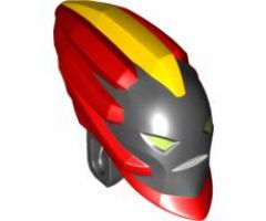 Large Figure Part Head Modified Ben 10 Swampfire with Black Face Pattern