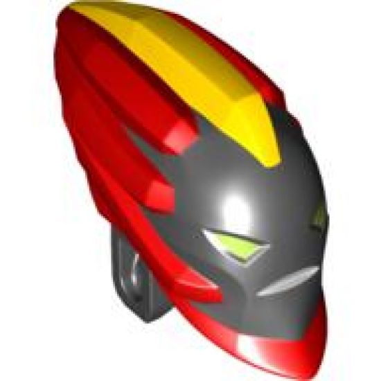 Large Figure Part Head Modified Ben 10 Swampfire with Black Face Pattern