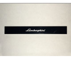Tile 1 x 8 with Silver 'Lamborghini' Pattern (Sticker) - Set 8214