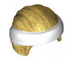 Minifigure, Headgear Ninjago Wrap Type 3 with White Bandana and Knot Pattern