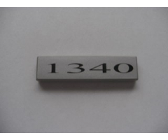Tile 1 x 4 with '1340' Pattern (Sticker) - Set 10022/10025