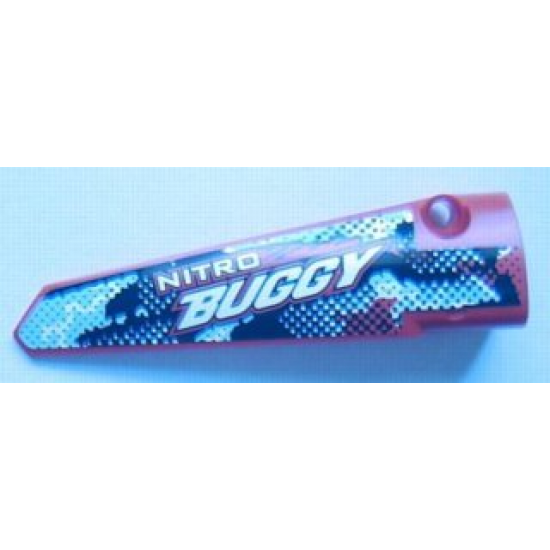 Technic, Panel Fairing # 6 Long Smooth, Side B with 'NITRO BUGGY' Pattern (Sticker) - Set 8048
