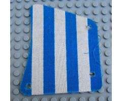 Cloth Sail 9 x 11, 3 Holes with Blue Stripes Pattern (from 6273)