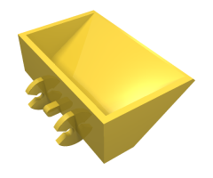 Vehicle Digger Bucket Smooth 3 x 5 x 1 1/3