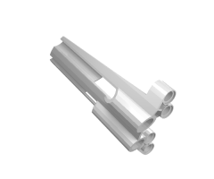 Technic, Panel Fairing # 3 Large Long, Large Holes, Side A