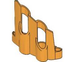 Technic, Panel Fairing # 1 Large Short, Large Holes, Side A
